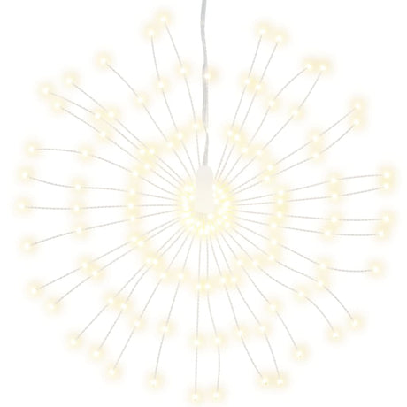 Kerstverlichting vuurwerk 4 st 140 warmwitte LED's 17 cm - AllerleiShop