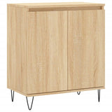 Dressoir 60x35x70 cm bewerkt hout sonoma eikenkleurig - AllerleiShop