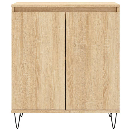 Dressoir 60x35x70 cm bewerkt hout sonoma eikenkleurig - AllerleiShop