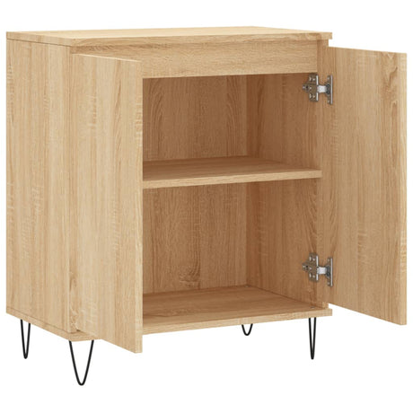 Dressoir 60x35x70 cm bewerkt hout sonoma eikenkleurig - AllerleiShop