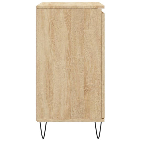 Dressoir 60x35x70 cm bewerkt hout sonoma eikenkleurig - AllerleiShop