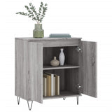 Dressoir 60x35x70 cm bewerkt hout grijs sonoma eikenkleurig - AllerleiShop