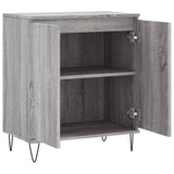 Dressoir 60x35x70 cm bewerkt hout grijs sonoma eikenkleurig - AllerleiShop