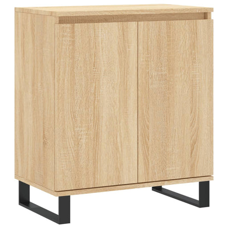 Dressoir 60x35x70 cm bewerkt hout sonoma eikenkleurig - AllerleiShop