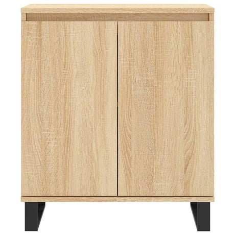 Dressoir 60x35x70 cm bewerkt hout sonoma eikenkleurig - AllerleiShop