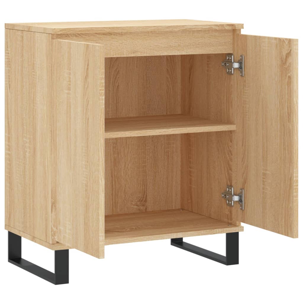 Dressoir 60x35x70 cm bewerkt hout sonoma eikenkleurig - AllerleiShop