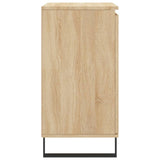 Dressoir 60x35x70 cm bewerkt hout sonoma eikenkleurig - AllerleiShop