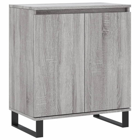 Dressoir 60x35x70 cm bewerkt hout grijs sonoma eikenkleurig - AllerleiShop