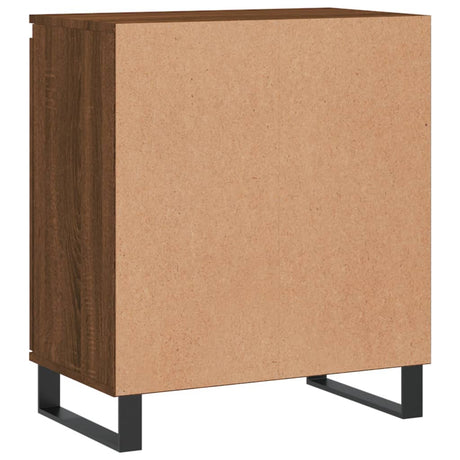 Dressoir 60x35x70 cm bewerkt hout bruin eikenkleur - AllerleiShop