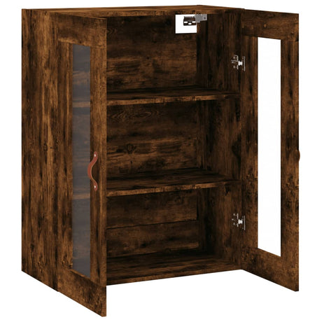 Wandkast 69,5x34x90 cm gerookt eikenkleurig - AllerleiShop