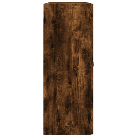 Wandkast 69,5x34x90 cm gerookt eikenkleurig - AllerleiShop