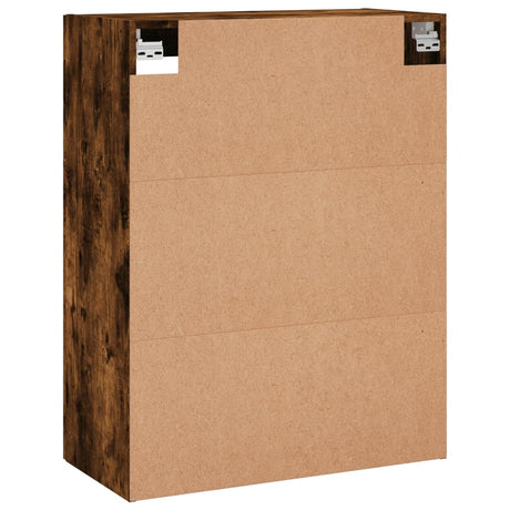 Wandkast 69,5x34x90 cm gerookt eikenkleurig - AllerleiShop