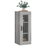 Wandkast 34,5x34x90 cm grijs sonoma eikenkleurig