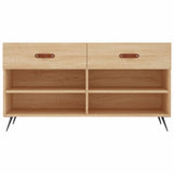 Schoenenbank 102x35x55 cm bewerkt hout sonoma eikenkleurig