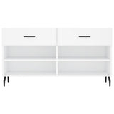 Schoenenbank 102x35x55 cm bewerkt hout wit