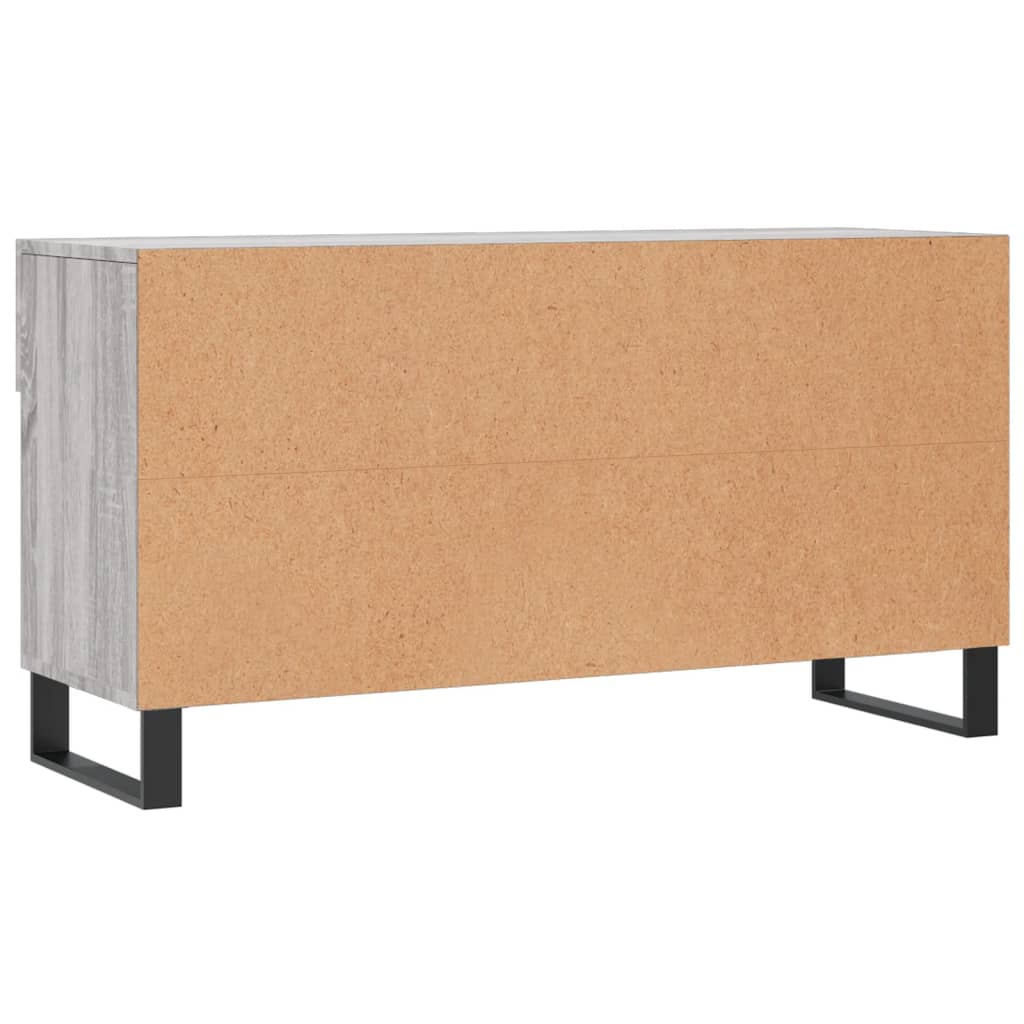 Schoenenbank 102x35x55 cm bewerkt hout grijs sonoma eikenkleur