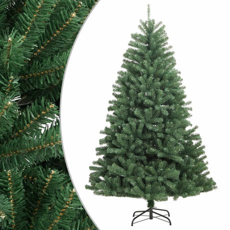 Kunstkerstboom met scharnieren en standaard 180 cm groen - AllerleiShop