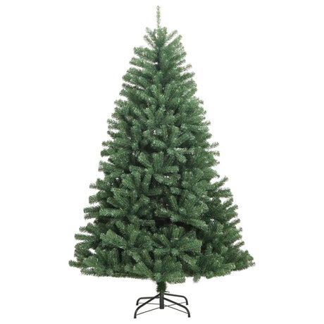 Kunstkerstboom met scharnieren en standaard 180 cm groen - AllerleiShop