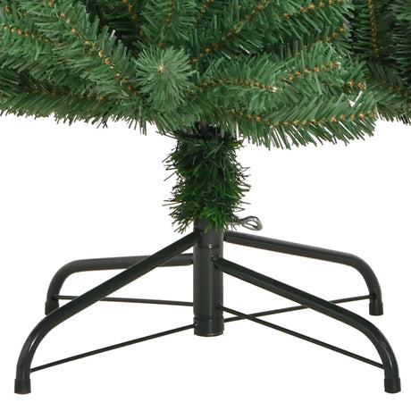 Kunstkerstboom met scharnieren en standaard 180 cm groen - AllerleiShop