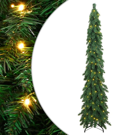 Kunstkerstboom met verlichting 130 LED's 210 cm - AllerleiShop