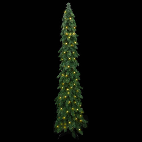 Kunstkerstboom met verlichting 130 LED's 210 cm - AllerleiShop