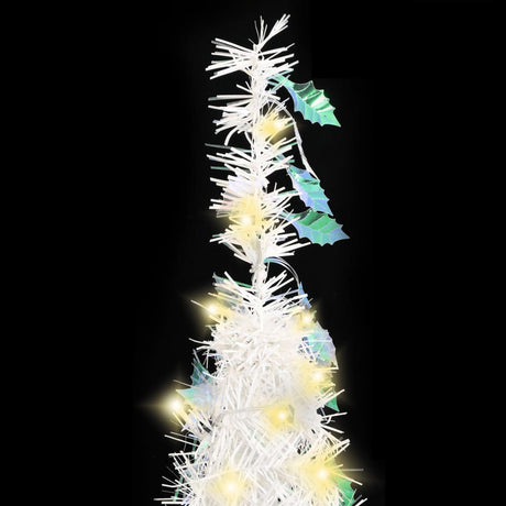 Kunstkerstboom pop-up 200 LED's 210 cm wit - AllerleiShop