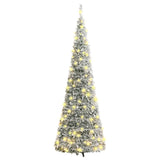 Kunstkerstboom pop-up met sneeuw 50 LED's 120 cm - AllerleiShop