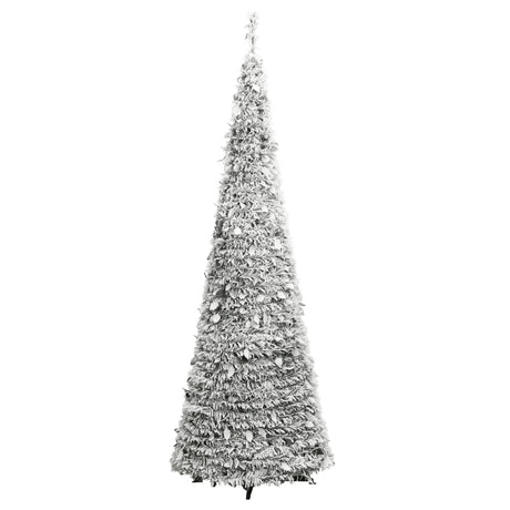 Kunstkerstboom pop-up met sneeuw 50 LED's 120 cm - AllerleiShop