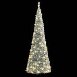 Kunstkerstboom pop-up met sneeuw 100 LED's 150 cm - AllerleiShop