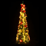 Kunstkerstboom pop-up 50 LED's 120 cm groen - AllerleiShop