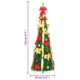 Kunstkerstboom pop-up 50 LED's 120 cm groen - AllerleiShop