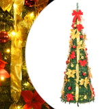 Kunstkerstboom pop-up 150 LED's 180 cm groen - AllerleiShop