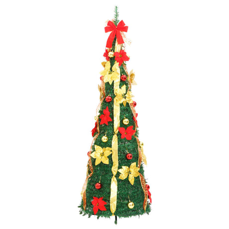 Kunstkerstboom pop-up 150 LED's 180 cm groen - AllerleiShop