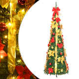 Kunstkerstboom pop-up 200 LED's 210 cm groen - AllerleiShop