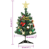 Kunstkerstboom met verlichting mini 20 LED's 45 cm groen - AllerleiShop