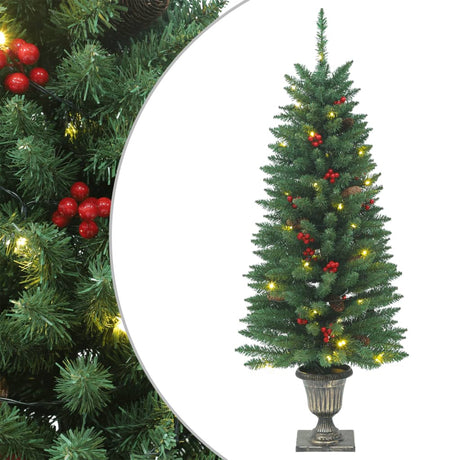 Kunstkerstbomen 2 st 100 LED's 120 cm groen - AllerleiShop