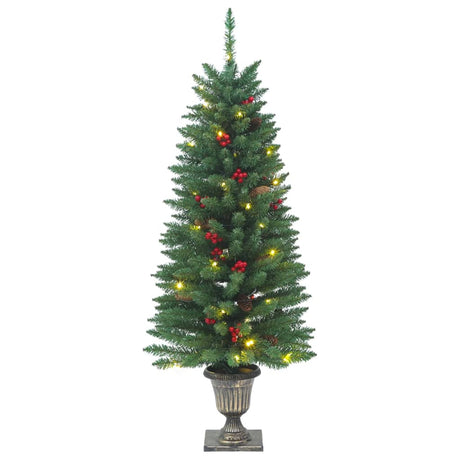 Kunstkerstbomen 2 st 100 LED's 120 cm groen - AllerleiShop