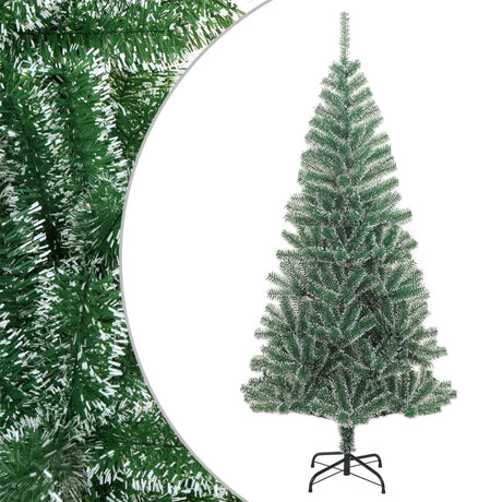 Kunstkerstboom met sneeuw 210 cm groen - AllerleiShop