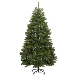 Kunstkerstboom met scharnieren en standaard 210 cm groen - AllerleiShop