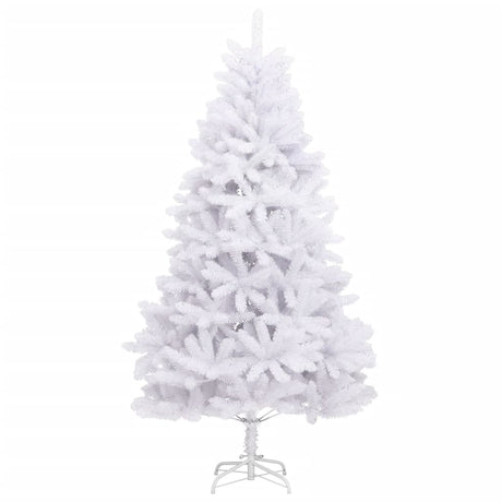 Kunstkerstboom met scharnieren met standaard 240 cm wit - AllerleiShop