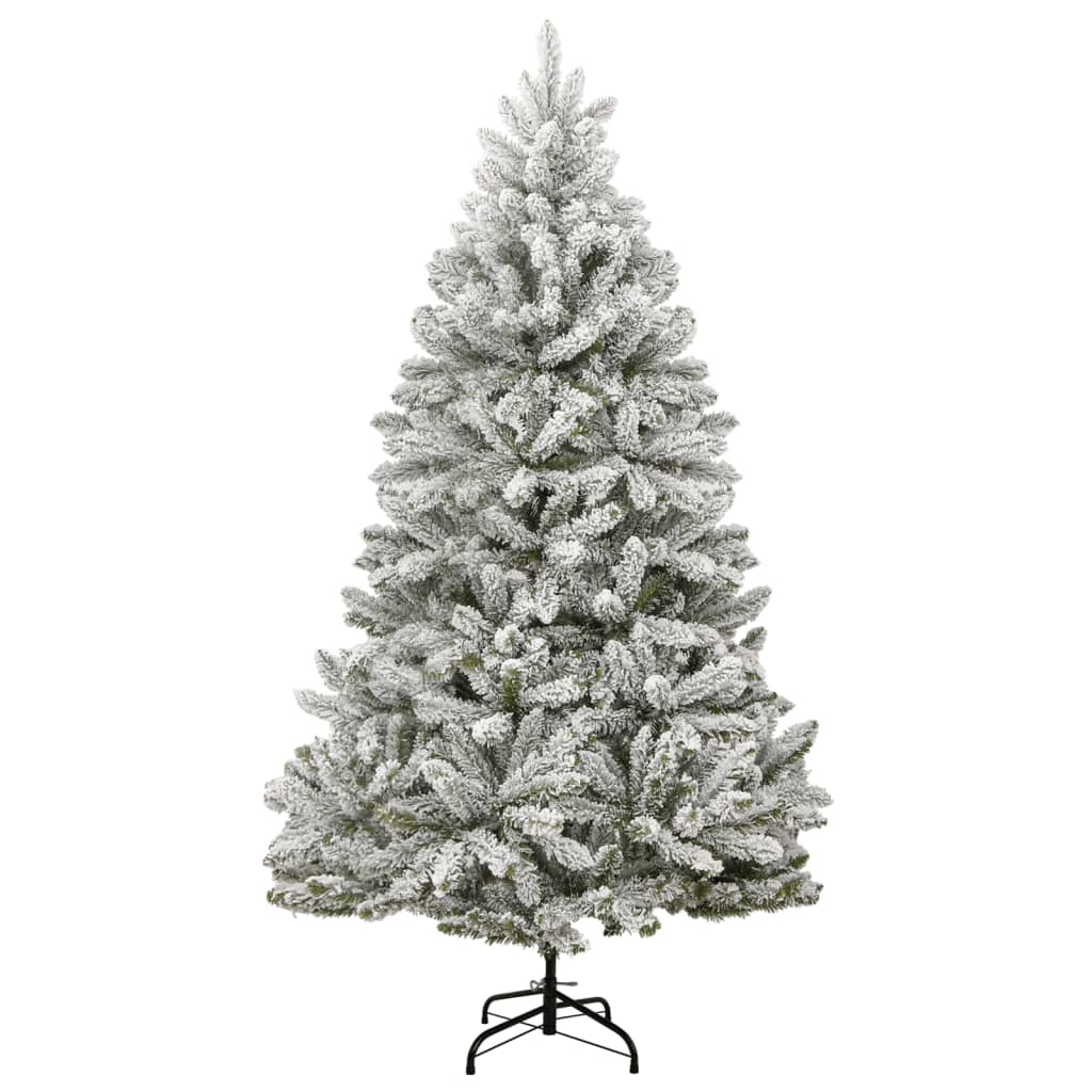 Kunstkerstboom met scharnieren en sneeuw 300 cm - AllerleiShop