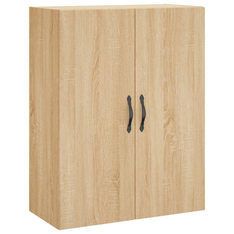 Hangkasten 2 st bewerkt hout sonoma eikenkleurig - AllerleiShop