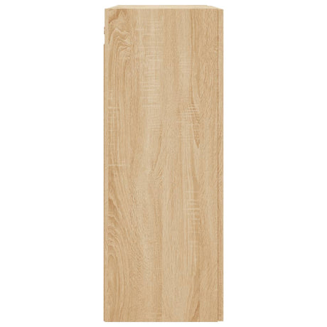 Hangkasten 2 st bewerkt hout sonoma eikenkleurig - AllerleiShop