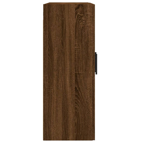 Hangkasten 2 st bewerkt hout bruin eikenkleur - AllerleiShop