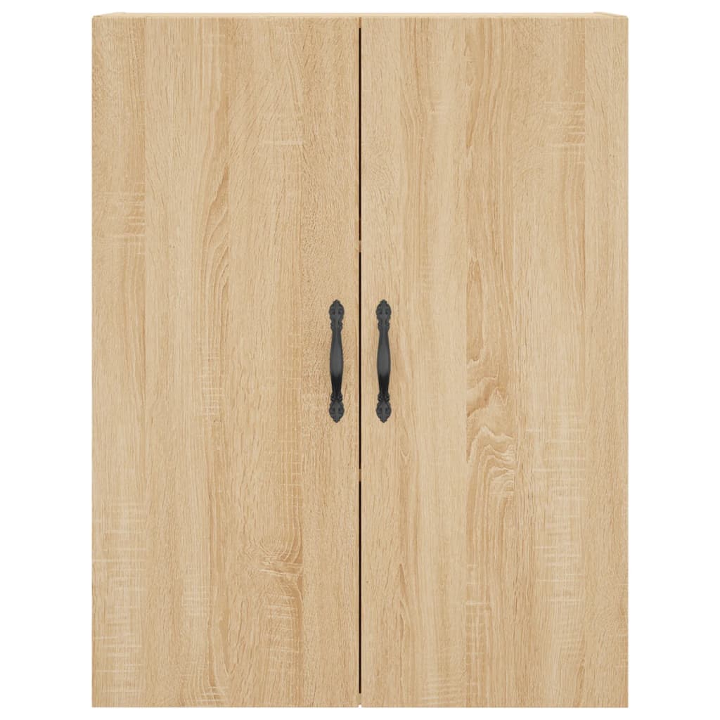 Hoge kast 69,5x34x180 cm bewerkt hout sonoma eikenkleurig - AllerleiShop