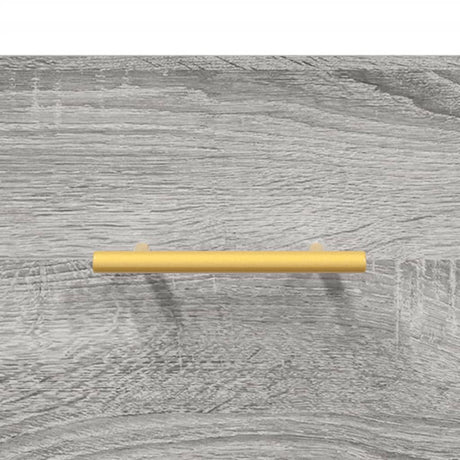 Hoge kast 69,5x34x180 cm bewerkt hout grijs sonoma eikenkleurig - AllerleiShop