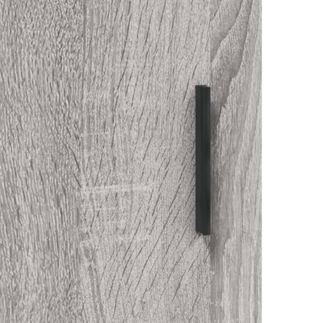 Hoge kast 69,5x34x180 cm bewerkt hout grijs sonoma eikenkleurig - AllerleiShop