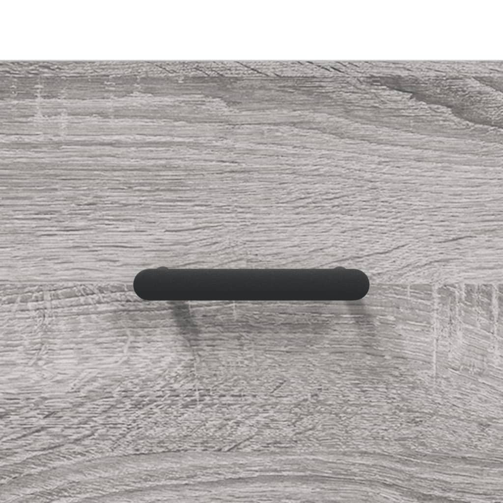 Hoge kast 69,5x34x180 cm bewerkt hout grijs sonoma eikenkleurig - AllerleiShop