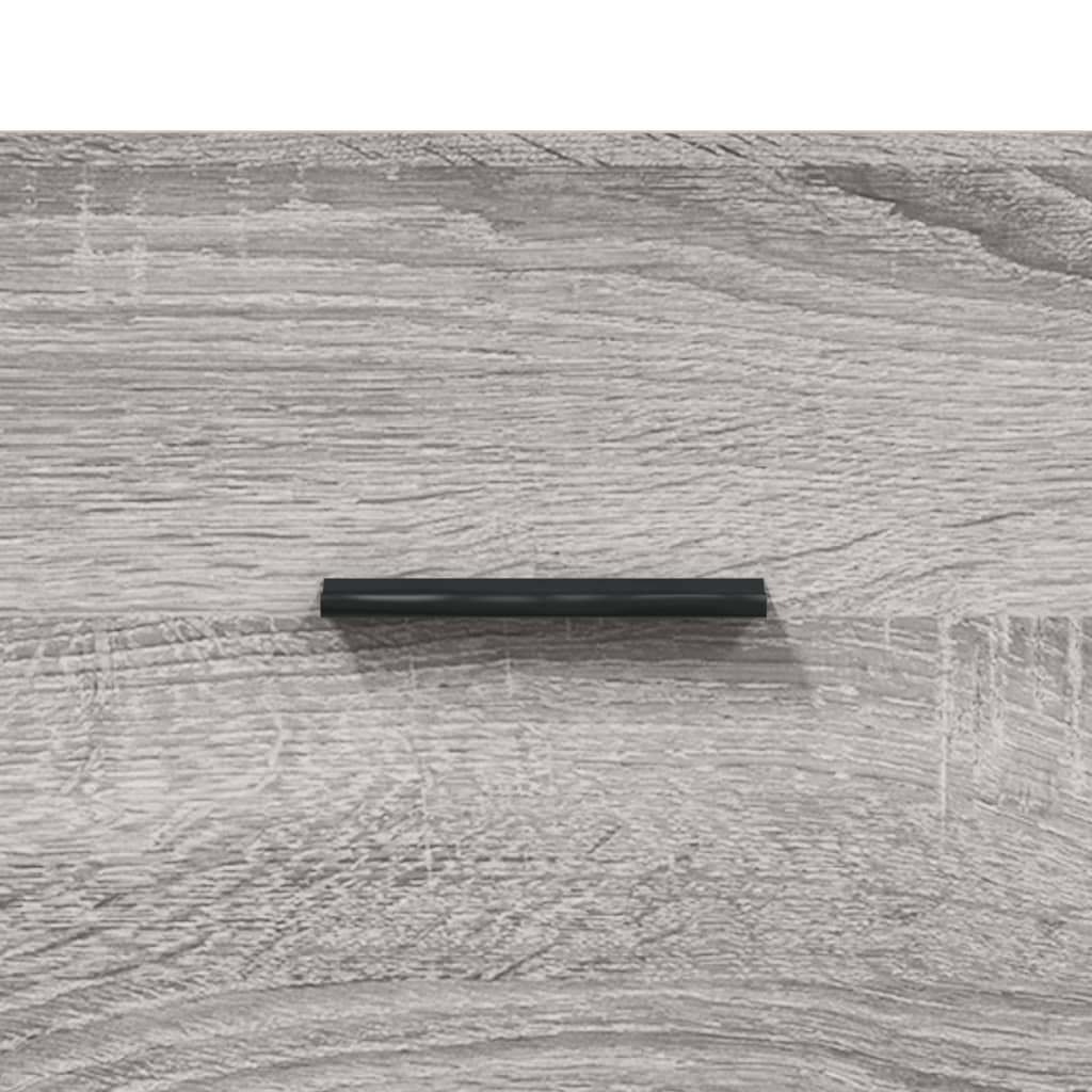 Hoge kast 69,5x34x180 cm bewerkt hout grijs sonoma eikenkleurig - AllerleiShop