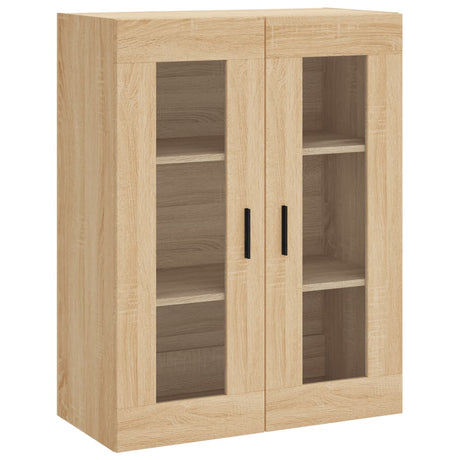 Hoge kast 69,5x34x180 cm bewerkt hout sonoma eikenkleurig - AllerleiShop